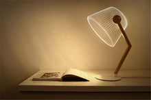 Load image into Gallery viewer, 3D Effect Stereo Vision LED Desk Lamp