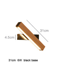 Load image into Gallery viewer, Nordic simple Wooden LED Wall Lamp