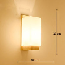 Load image into Gallery viewer, Nordic Sconce Wall Lights Wood LED Wandlamp