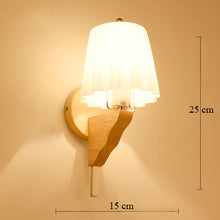 Load image into Gallery viewer, Nordic Sconce Wall Lights Wood LED Wandlamp