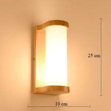 Load image into Gallery viewer, Nordic Sconce Wall Lights Wood LED Wandlamp