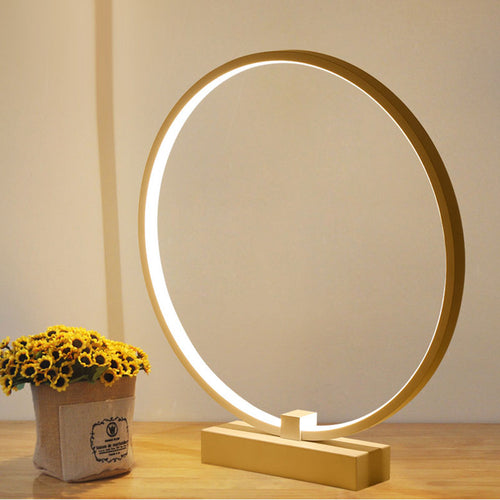 Table Lamps Modern Minimalist Round Shape LED