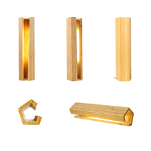Load image into Gallery viewer, LED Night Light Dimmable Wooden