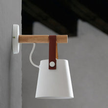 Load image into Gallery viewer, Wooden simple creative wall light LED