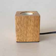 Load image into Gallery viewer, Modern Retro Mini Solid Wood Polyhedron Table Lamps