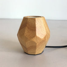 Load image into Gallery viewer, Modern Retro Mini Solid Wood Polyhedron Table Lamps