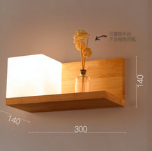 Load image into Gallery viewer, Modern LED Wooden Wall Lamps
