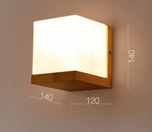 Load image into Gallery viewer, Modern LED Wooden Wall Lamps