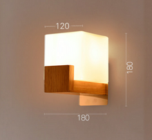 Load image into Gallery viewer, Modern LED Wooden Wall Lamps