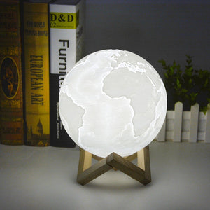 3D Print Moon Lamp LED