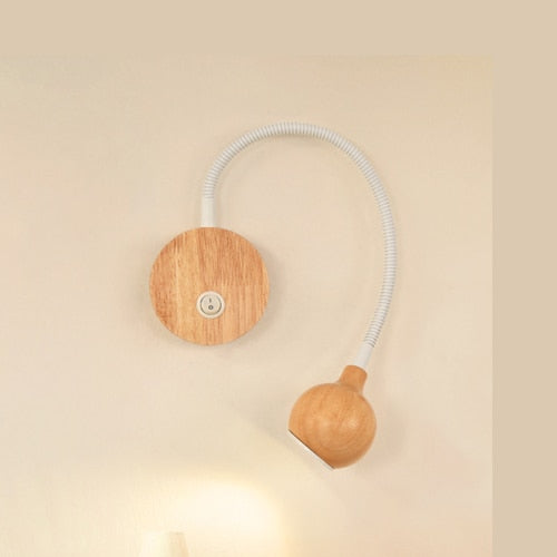 Modern wood LED Wall Lamps