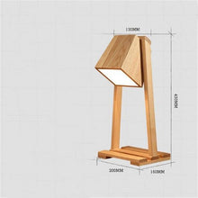 Load image into Gallery viewer, Japanese Puppy Wooden Table Lamp