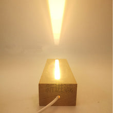 Load image into Gallery viewer, Wooden Led lamp Base USB