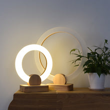 Load image into Gallery viewer, Nordic Wood Table Lamp
